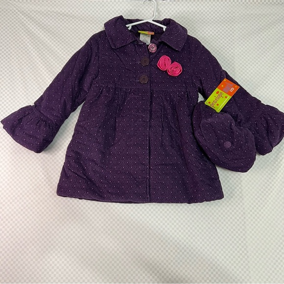 PENELOPE MACK WALE CORDUROY GIRLS DRESS COAT Pea Jacket SIZE 4 Tall - Picture 1 of 15